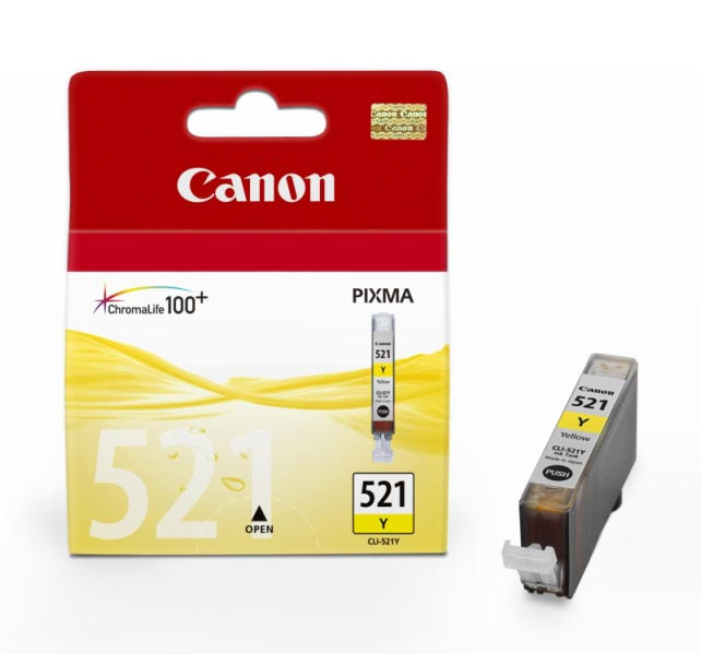 Cartucho Tinta Yellow Canon  Cli521y